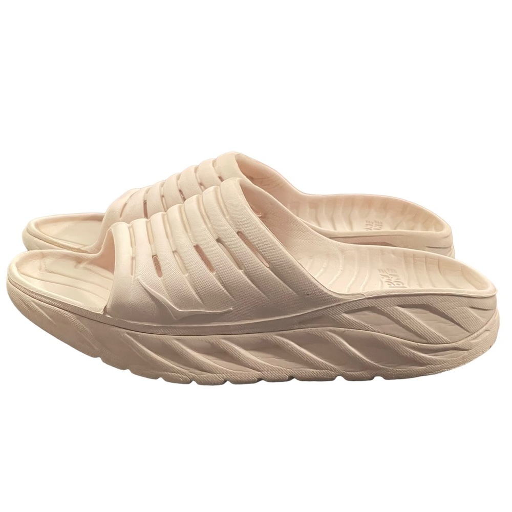 Hoka One One Slides Womens Size 8 Ora Recovery Peach Slip On Sandals